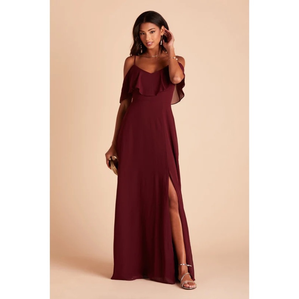 Jane Convertible Dress in Chiffon Cabernet